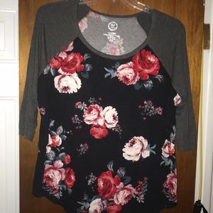 Maurices 24/7 comfy floral top